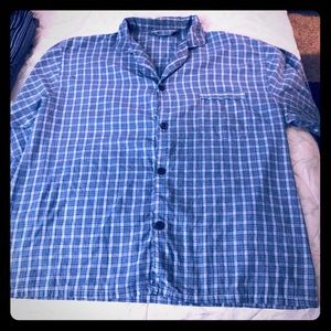 COPY - HANES MEN XL TOPPED STITCHED CHECKED PAJAM…